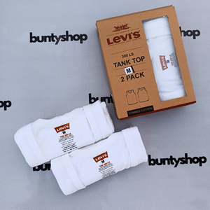 Vest White LVS Pack of 2